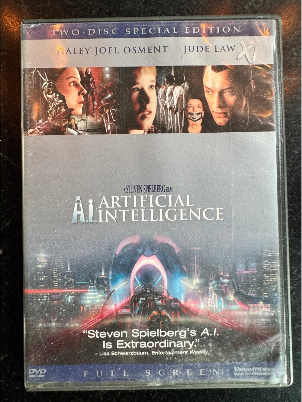 A.I. Artificial Intelligence DVD (Two-Disc Special Edition, Full Screen)